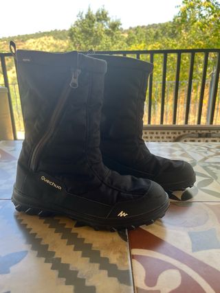 Botas de Nieve Quechua Negras