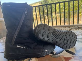 Botas de Nieve Quechua Negras