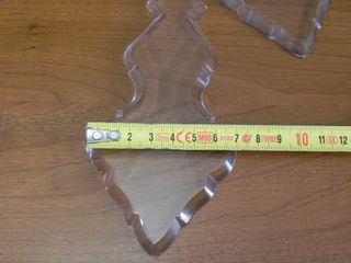 6 Plaquetas Cristal restauración Lámpara Antigua 1