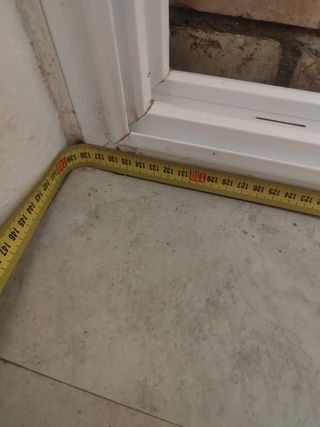 Ventana corredera balcón 140x230