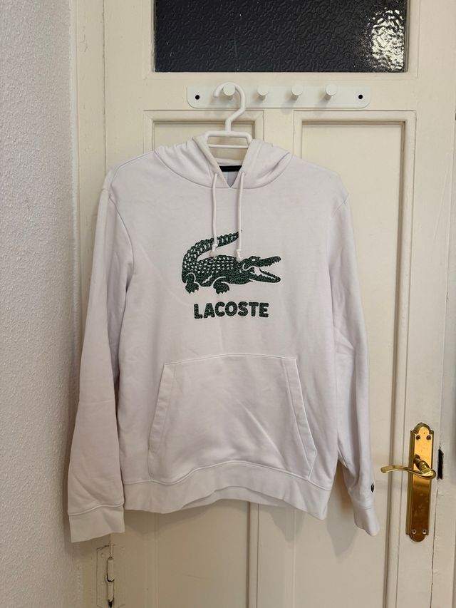 Sudadera Lacoste Blanca