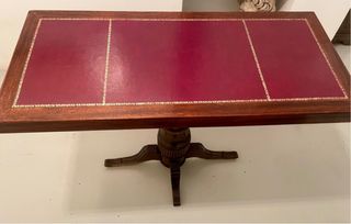 Tavolo da gioco elevabile vintage in legno. 