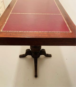 Tavolo da gioco elevabile vintage in legno. 