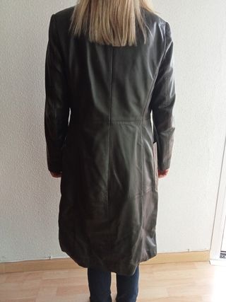 Abrigo de piel ZARA mujer