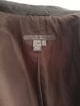 Abrigo de piel ZARA mujer