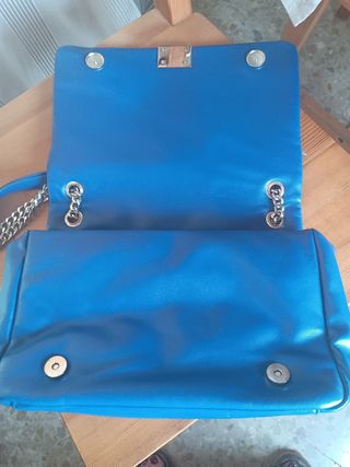 Bolso Parfois Azul Acolchado