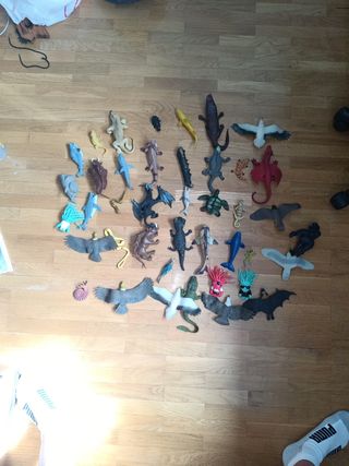 Muñecos de goma variados