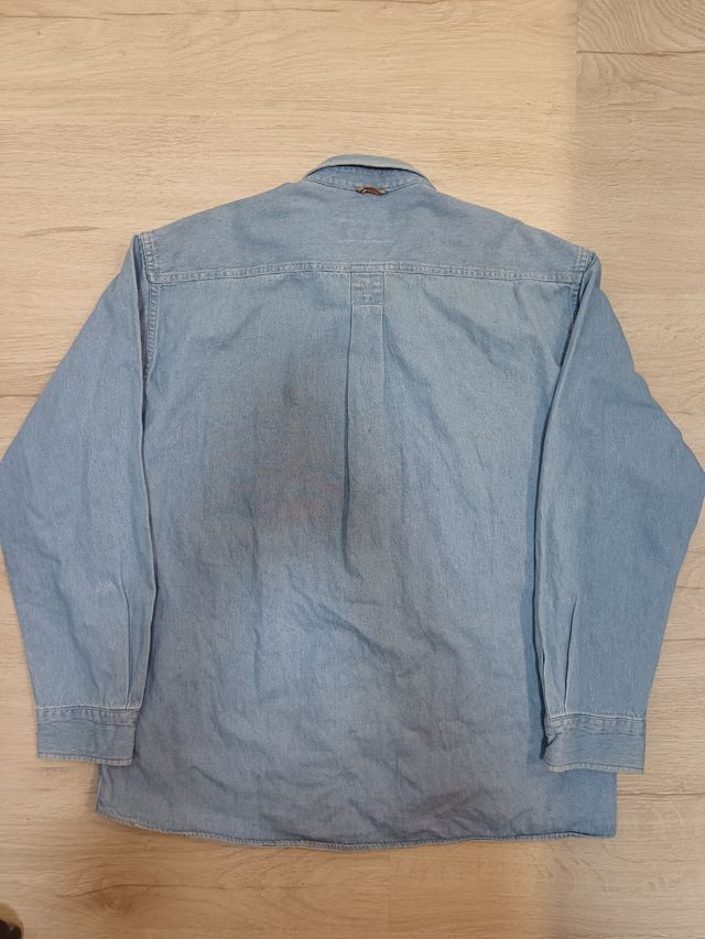 Vintage Timberland Long Sleeve Denim Shirt
