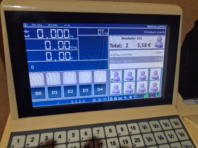 Balanza EPELSA EUROSCALE Táctil con GARANTIA.