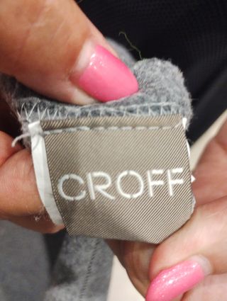 Manta fina Croft gris