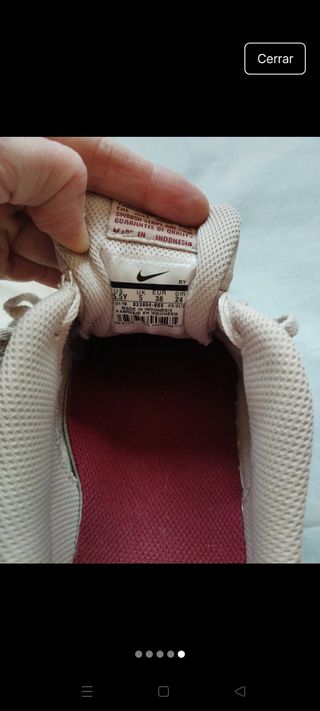 Zapatillas Nike Talla 38 Beige