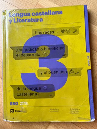 Lengua castellana y Literatura 3 ESO LOMLOE