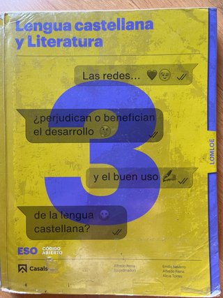 Lengua castellana y Literatura 3 ESO LOMLOE