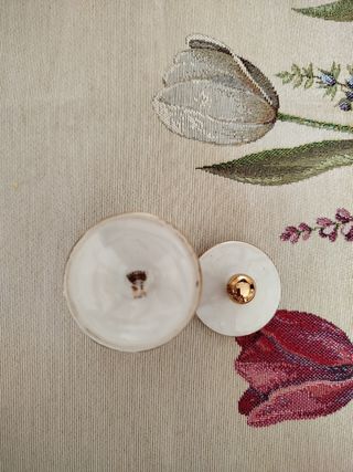 Piccolo vasetto vintage decorato