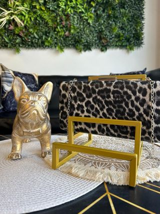 Bolso de fiesta estampado leopardo