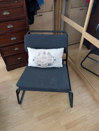 Butaca Ikea Gris Tela