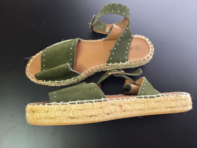 Sandali Esparto Verdi