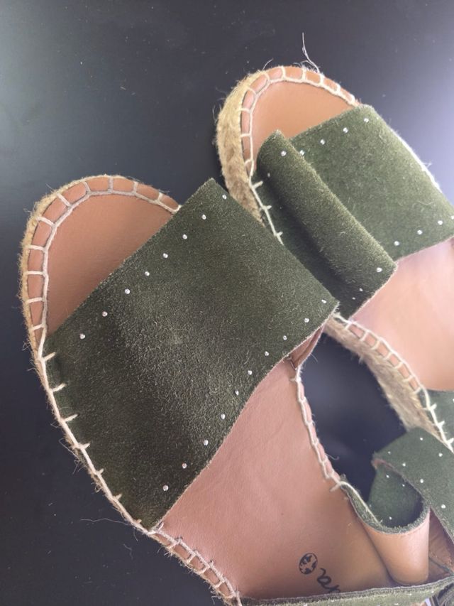 Sandali Esparto Verdi