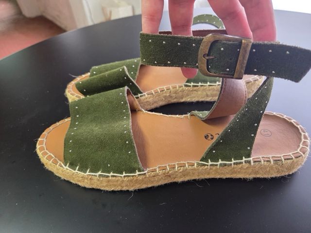Sandali Esparto Verdi