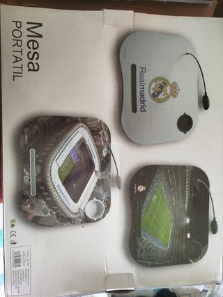 Mesa de ordenador Portátil Real Madrid con luz usb