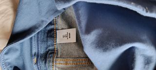 Pantalón tejano premamá azul