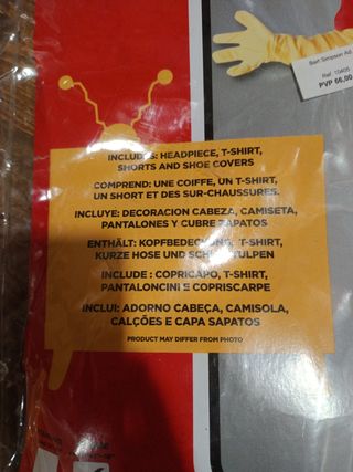 Disfraz Bart Simpson Talla XL
Precio original 66€