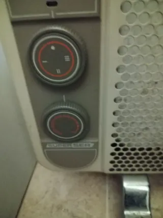 Estufa eléctrica New Line beige