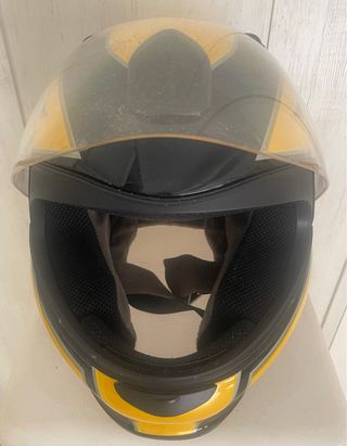 Casco Integral BMW Amarillo y Negro