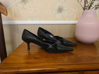 Zapatos de tacón negros talla 36