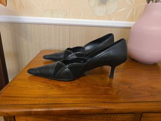 Zapatos de tacón negros talla 36