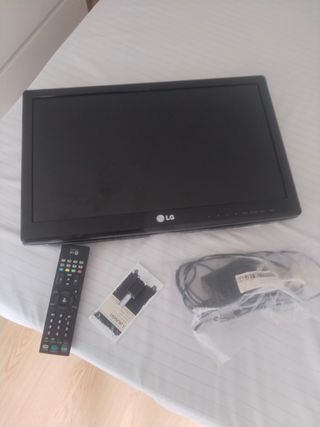 Televisor LG Negro con Soporte Pared