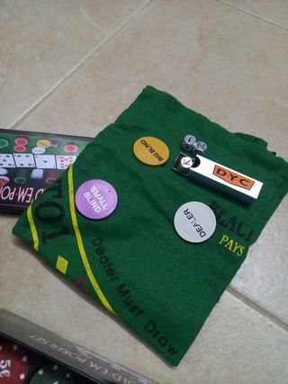 Set de Póker con Fichas y Accesorios