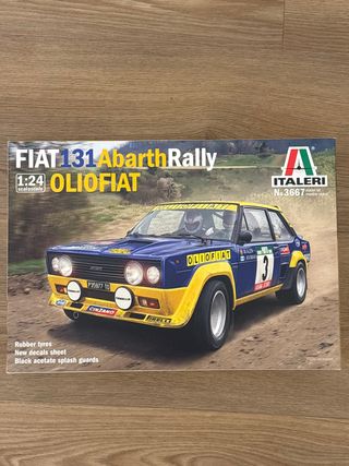 Italeri Fiat 131 Abarth Rally 1:24 OlioFiat New!!