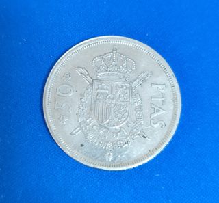 Moneda 50 Pts 1975 Juan Carlos I Rey de España