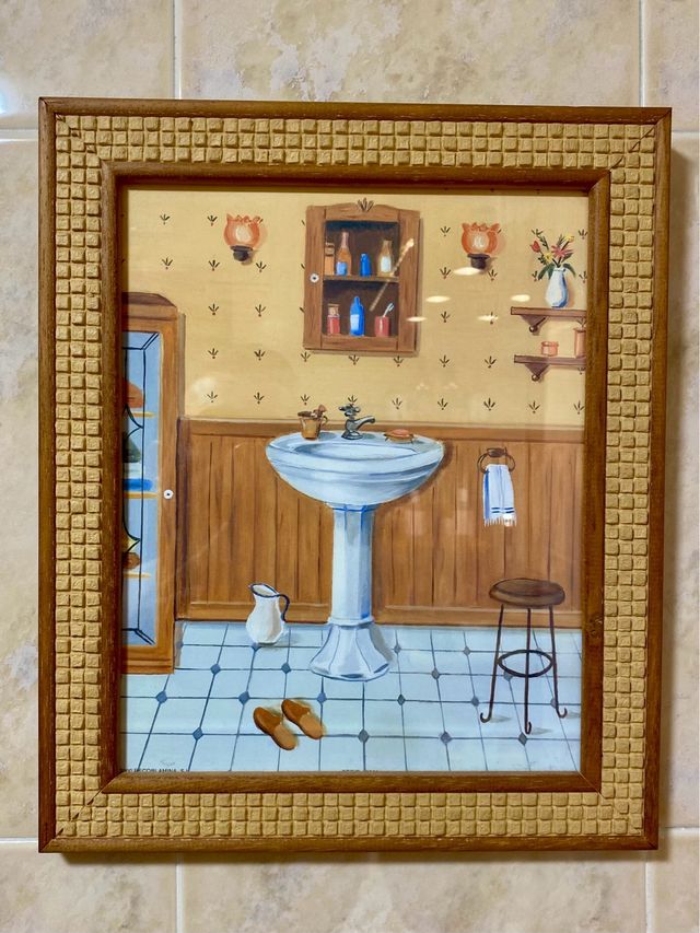 Cuadro Decorativo Baño
