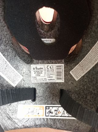 Casco Bicicleta Infantil Rojo