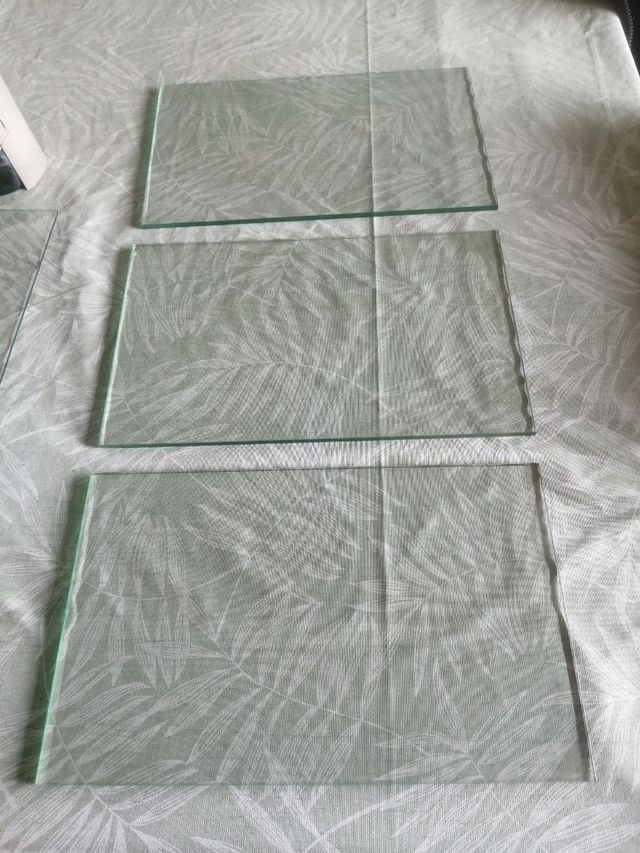 3 Cristales Estantería 20.5x32.5cm y 5mm de grosor