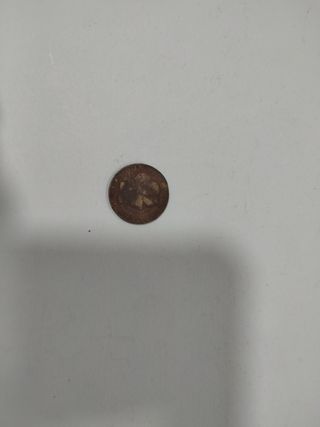 Moneda 1/2 Céntimo de Escudo 1868 Isabel II Barcel