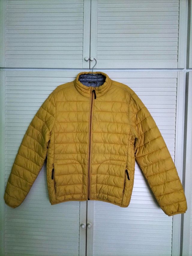 Giacca a vento color senape