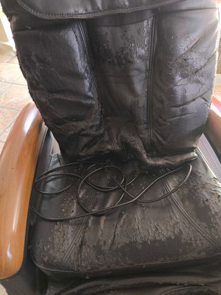 Sillón de Masaje Negro y Marrón