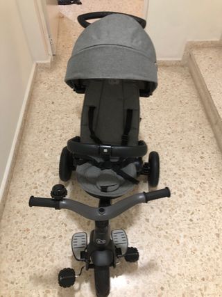 Triciclo Kinderkraft Easytwist Gris