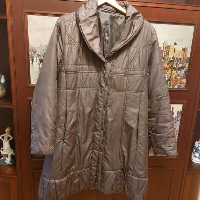 Anorak Marrón Punto Roma Talla 42