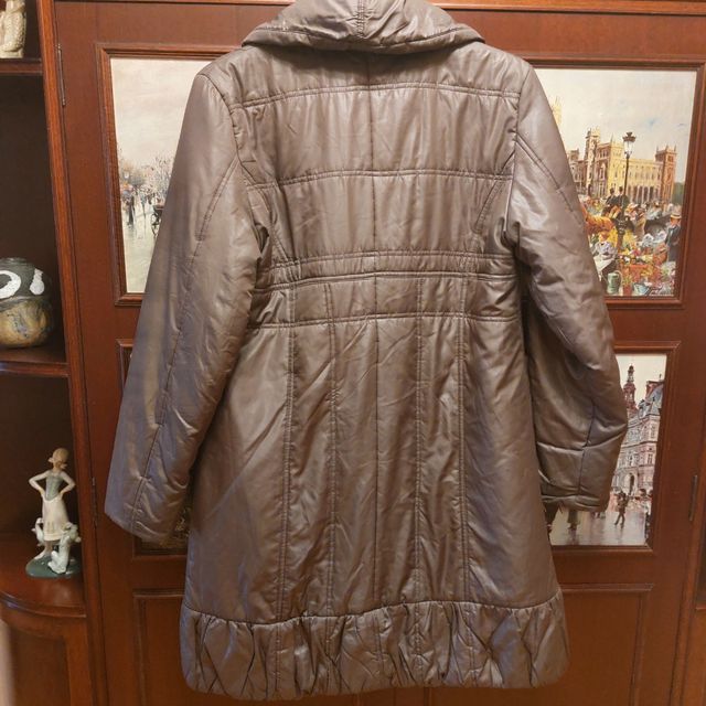 Anorak Marrón Punto Roma Talla 42