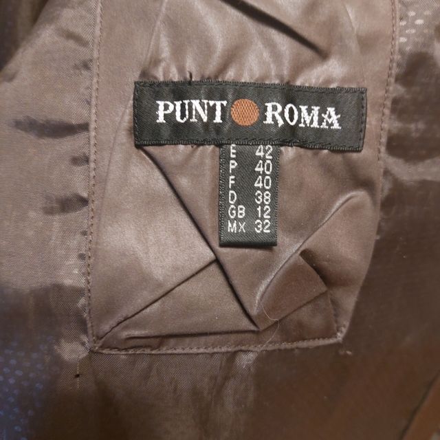 Anorak Marrón Punto Roma Talla 42