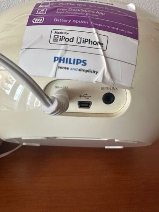Altavoz Philips Negro