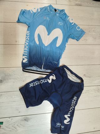 Conjunto Ciclismo Movistar Team niño
