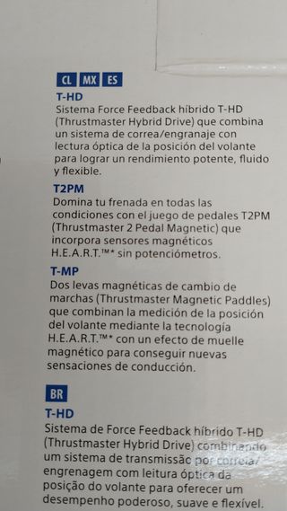 Volante Thrustmaster PC, PS4 y PS5 con pedales