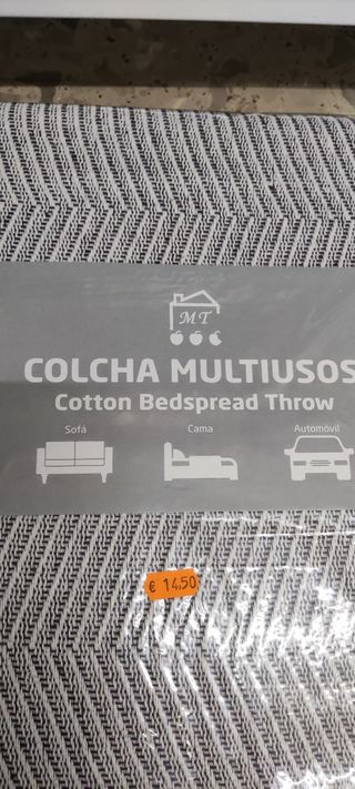 Colcha Multiusos Algodón