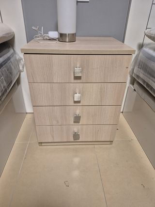Mueble auxiliar madera y metal