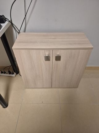 Mueble auxiliar madera y metal